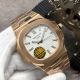 Swiss Grade Copy Patek Philippe Nautilus GBF CAL.324 Rose Gold White Dial Watch (9)_th.jpg